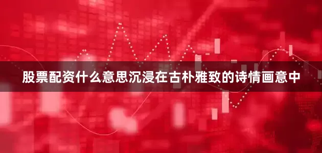 股票配资什么意思沉浸在古朴雅致的诗情画意中